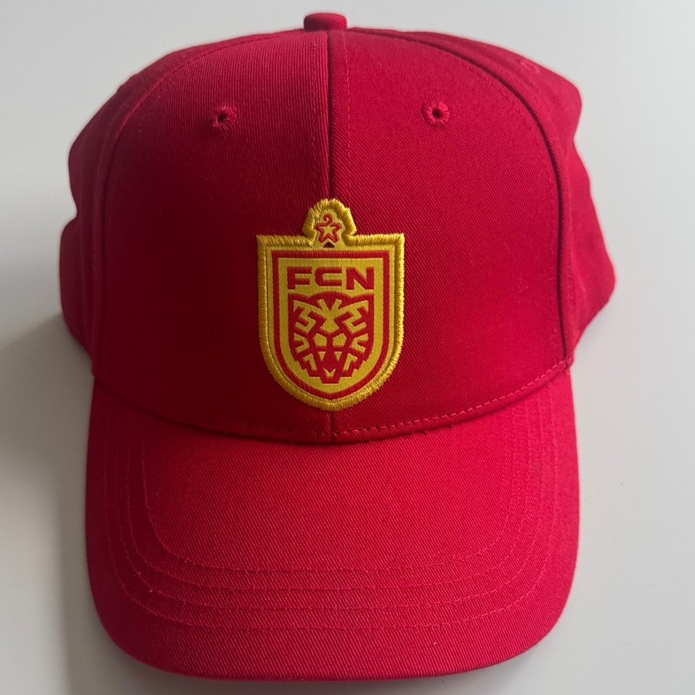 Red Cap with Yellow FCN Logo